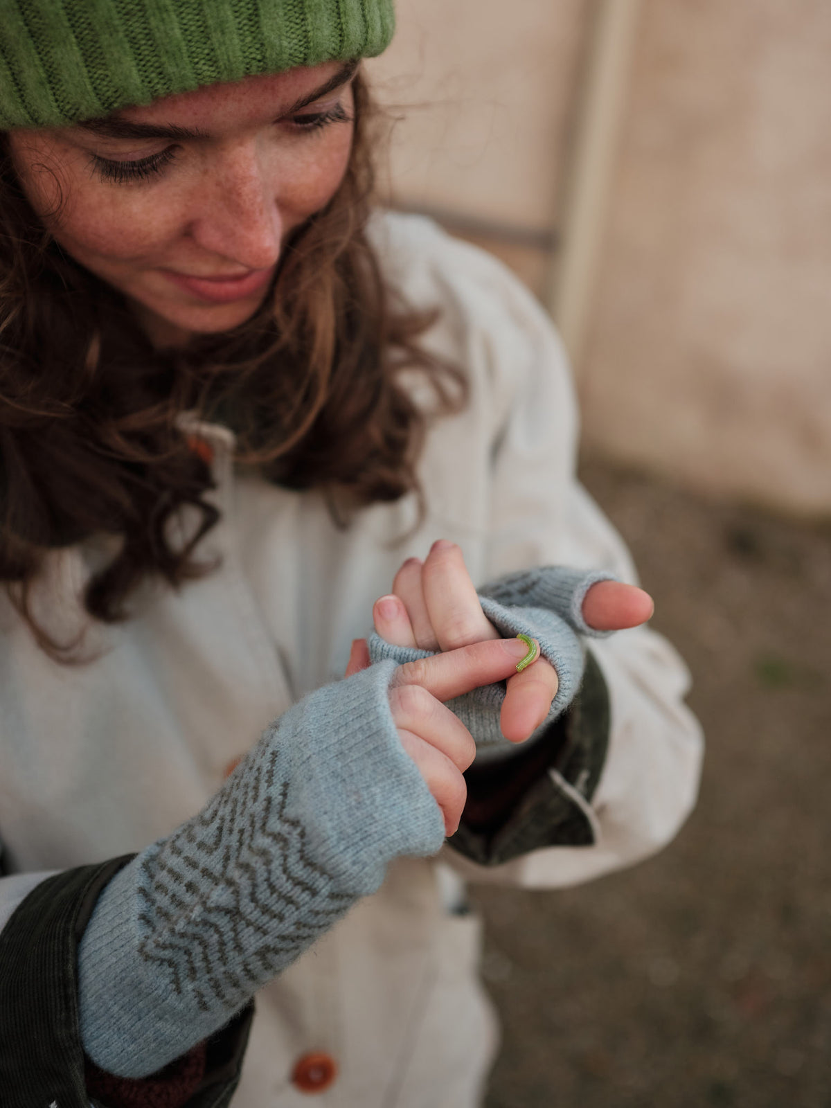 Fingerless Mitten "Brackish" - Haar & Moss - Pre-Order