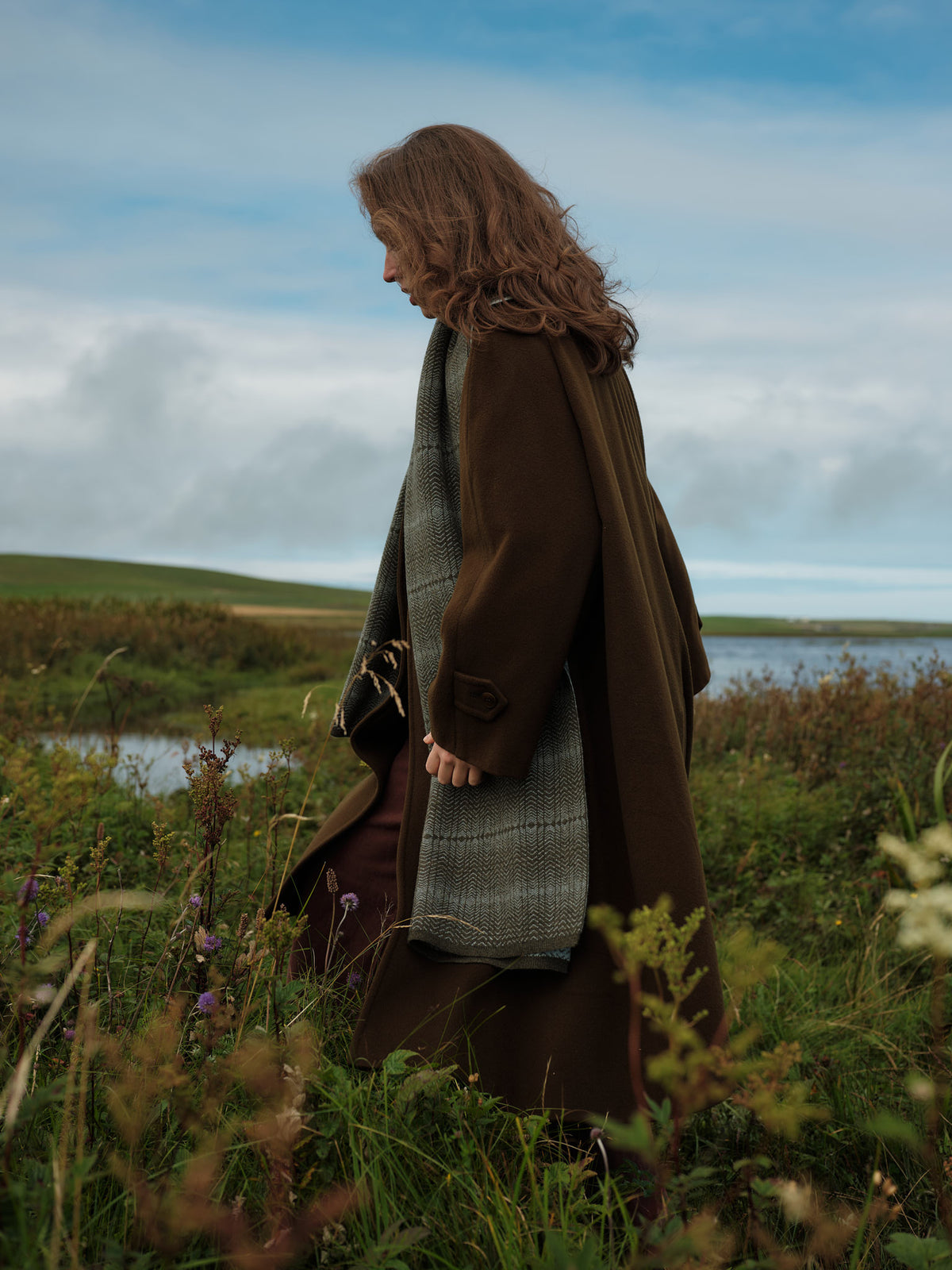 Scarf "Brackish" - Nettle & Haar