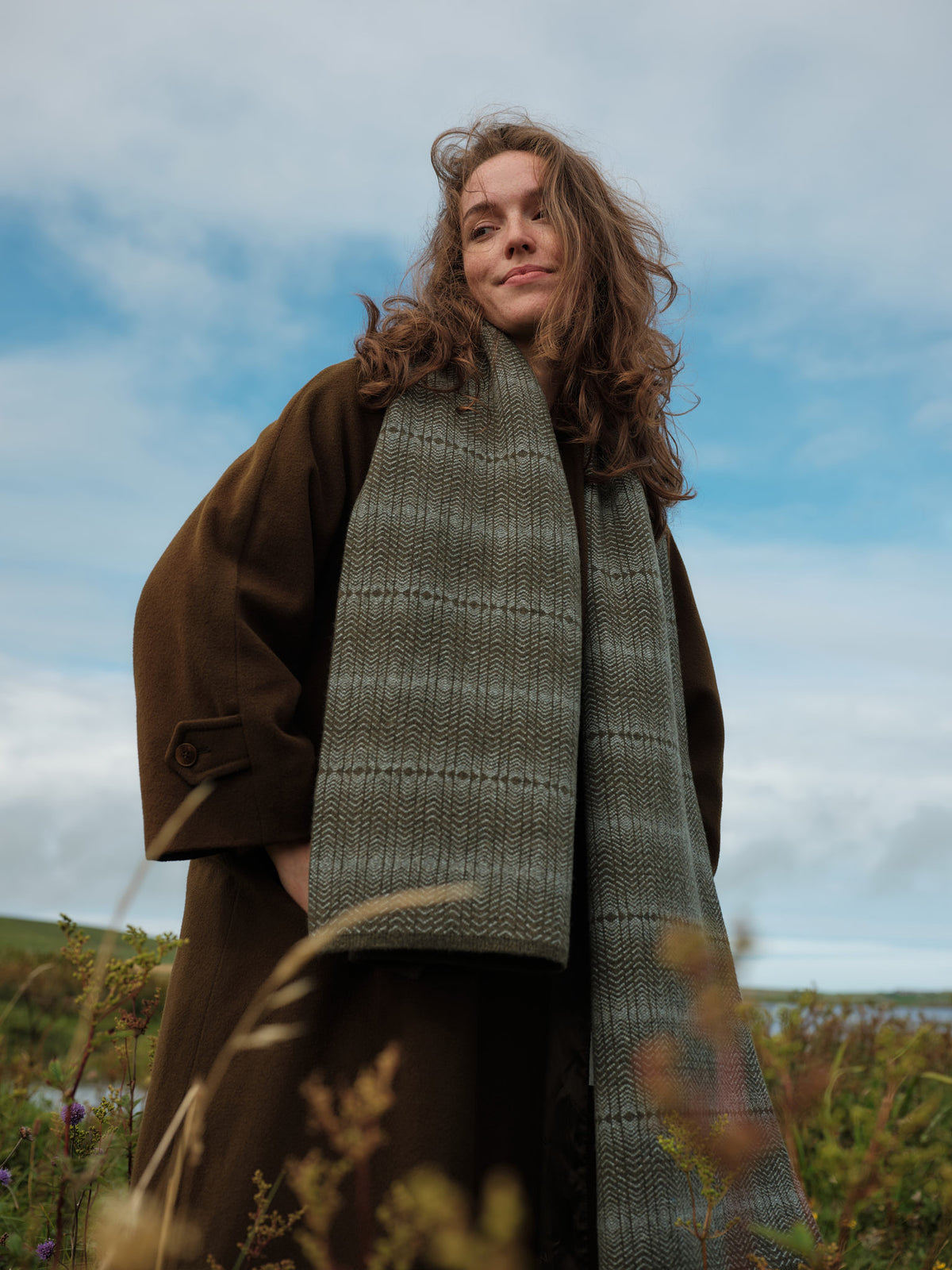 Scarf "Brackish" - Nettle & Haar