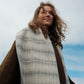 Scarf "Brackish" - Almond & Wolf Grey