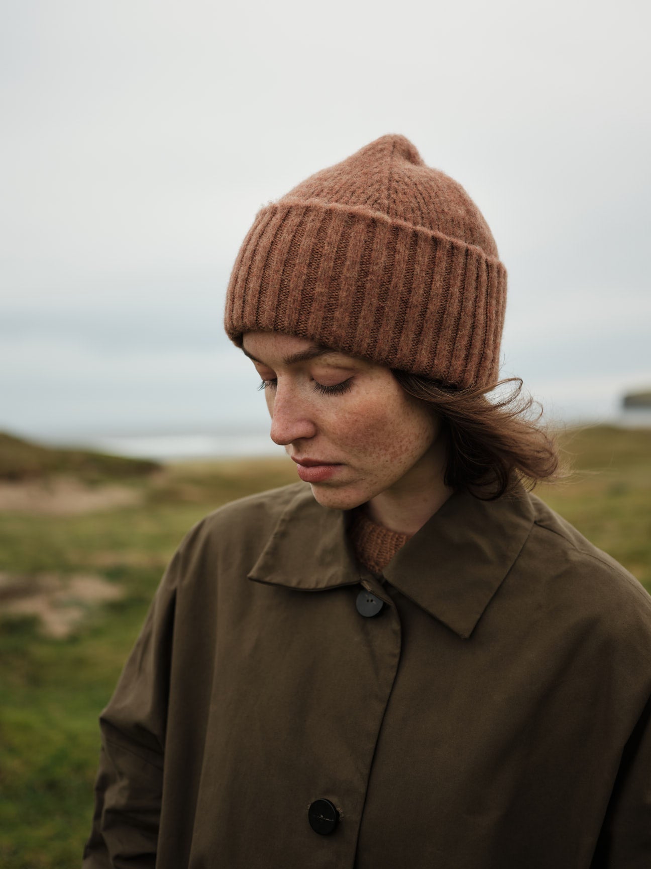 Brushed Hat "Catkin" - Hazelnut Pre-order for delivery from 5th December