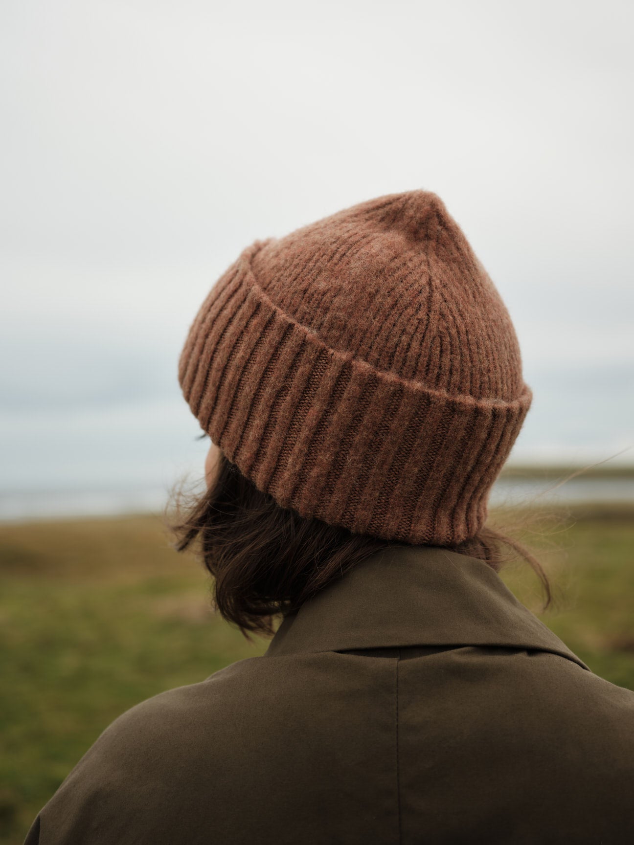 Brushed Hat "Catkin" - Hazelnut Pre-order for delivery from 5th December