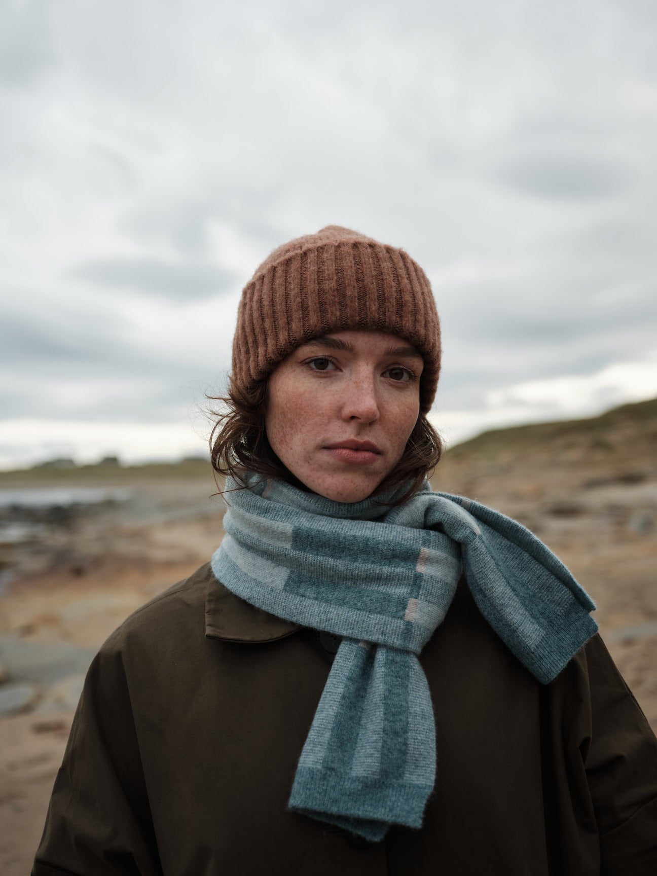 Brushed Hat "Catkin" - Hazelnut Pre-order for delivery from 5th December