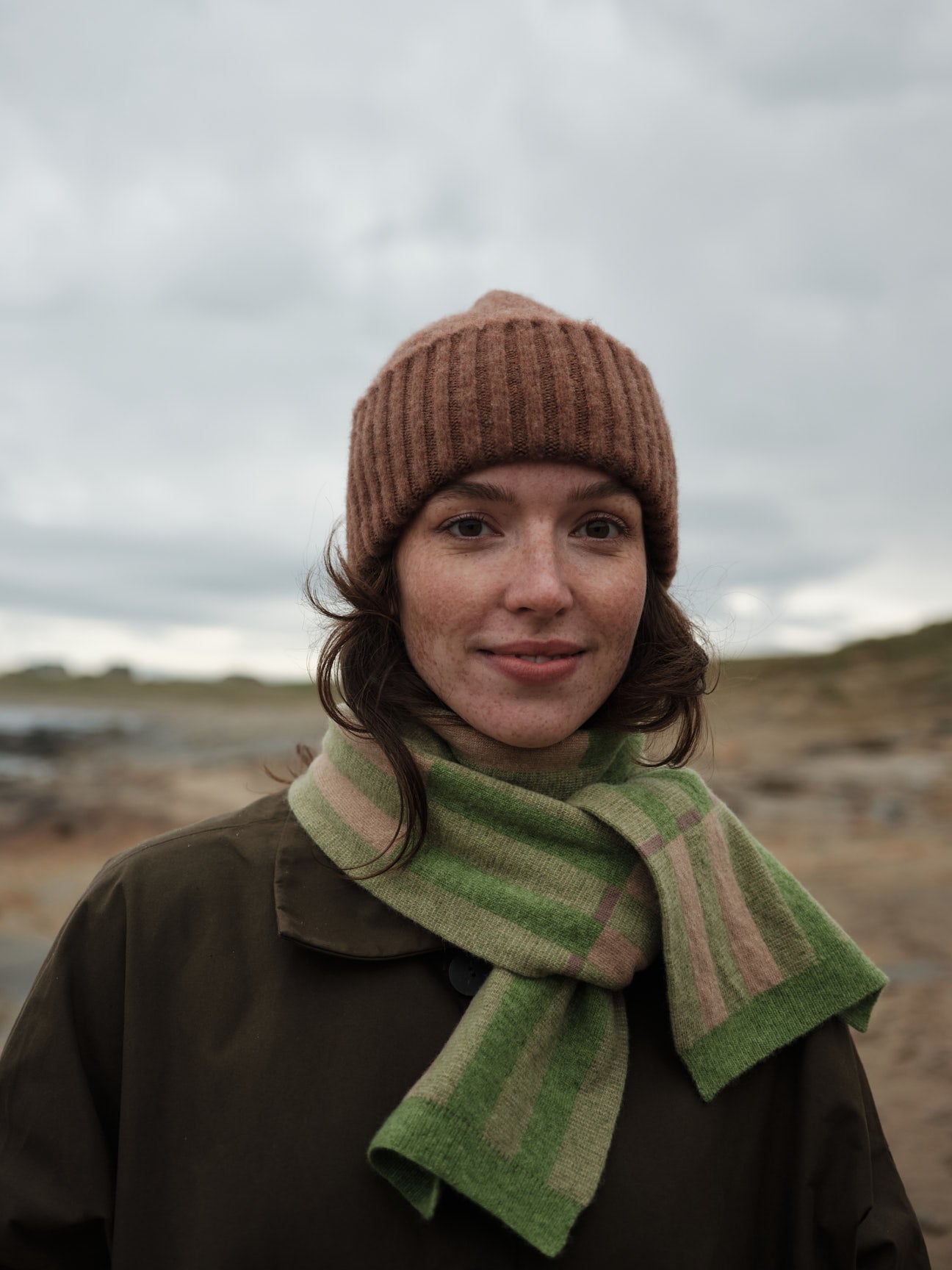 Brushed Hat "Catkin" - Hazelnut Pre-order for delivery from 5th December