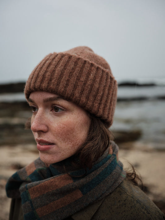 Brushed Hat "Catkin" - Hazelnut Pre-order for delivery from 5th December