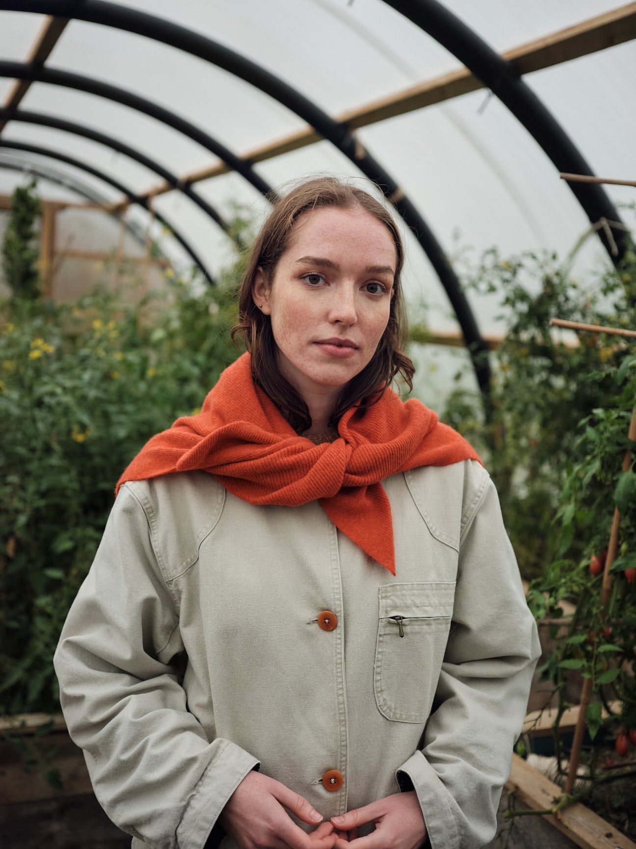 Scarf "Swift Tail" - Tomato