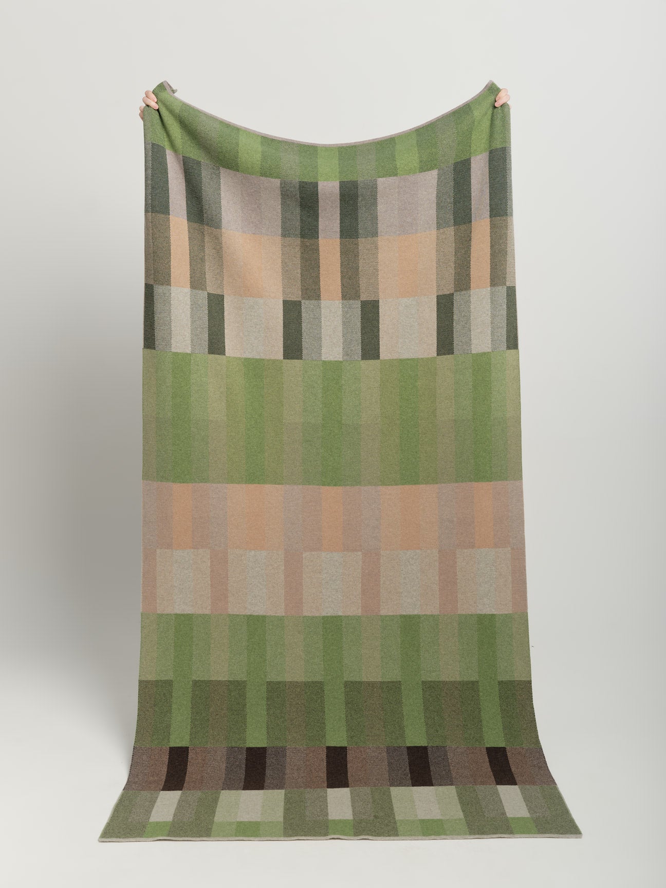 Blanket "Acre" - Field Green, Barley, Dove