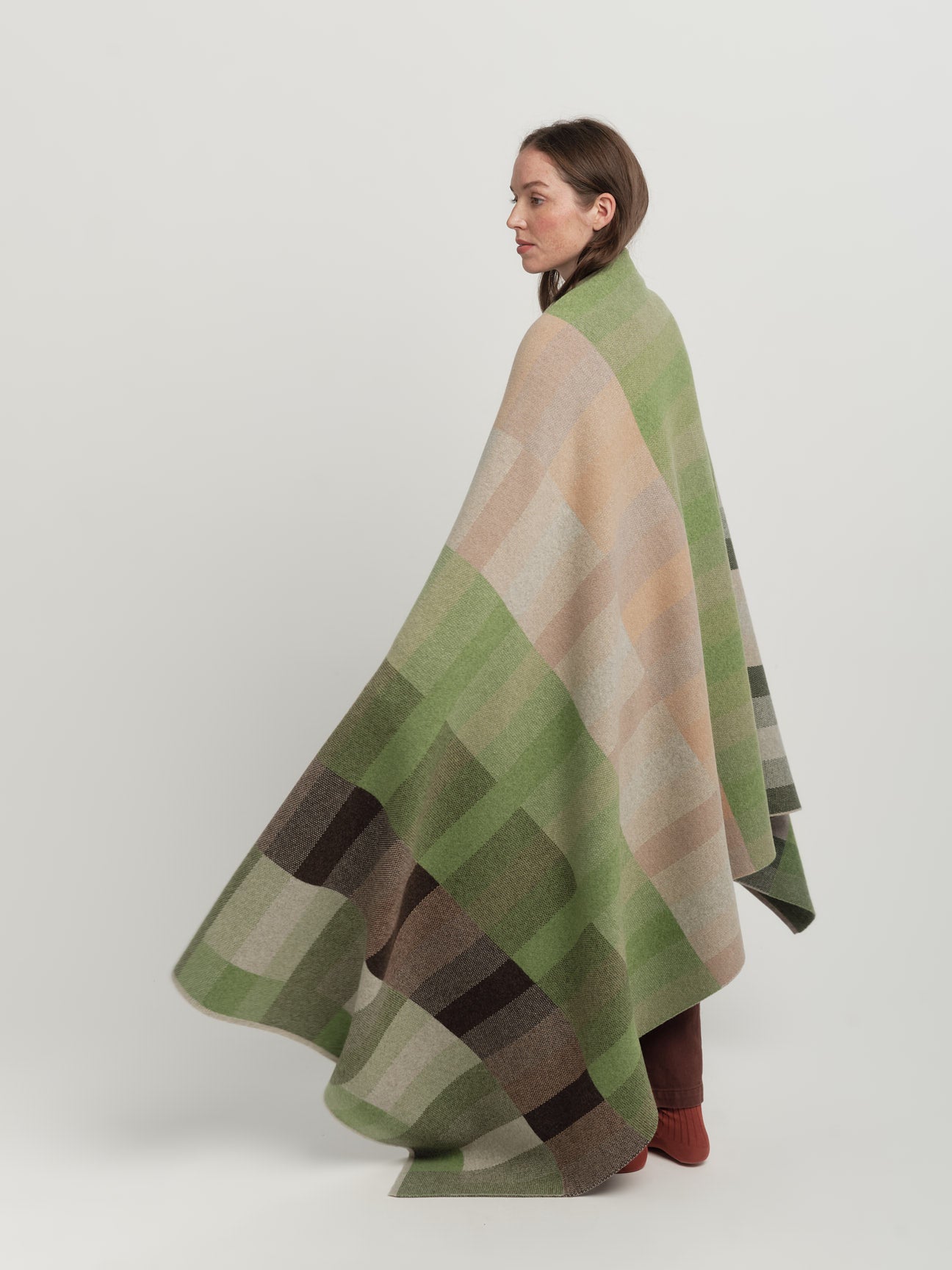 Blanket "Acre" - Field Green, Barley, Dove