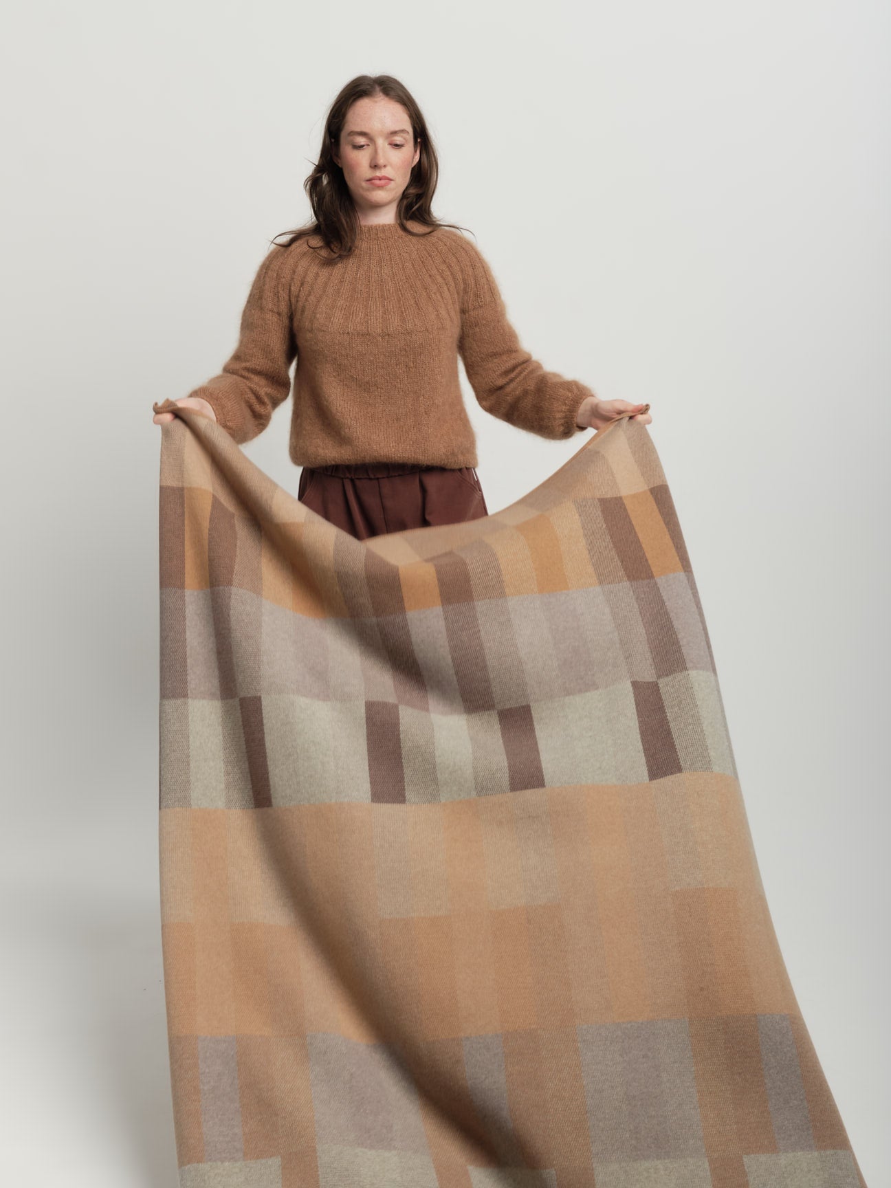 Blanket "Acre" - Barley, Hazelnut, Birch