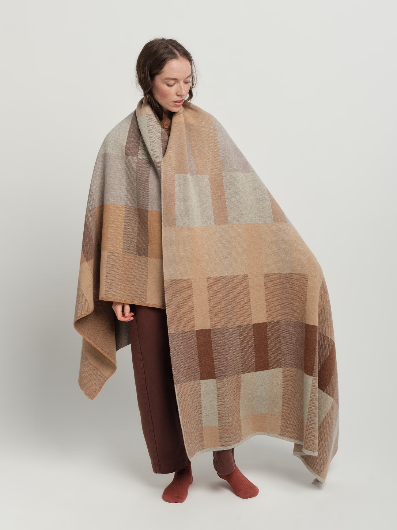 Blanket "Acre" - Barley, Hazelnut, Birch