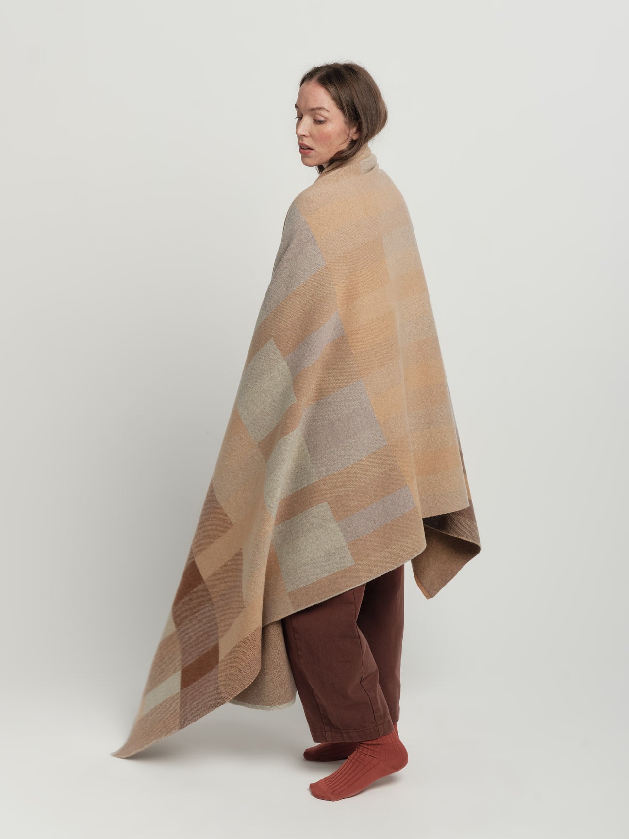 Blanket "Acre" - Barley, Hazelnut, Birch