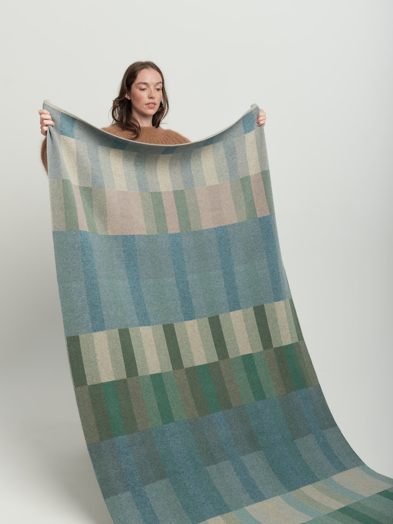 Blanket "Acre" - North Sea, Willow, Moss (pre-order)