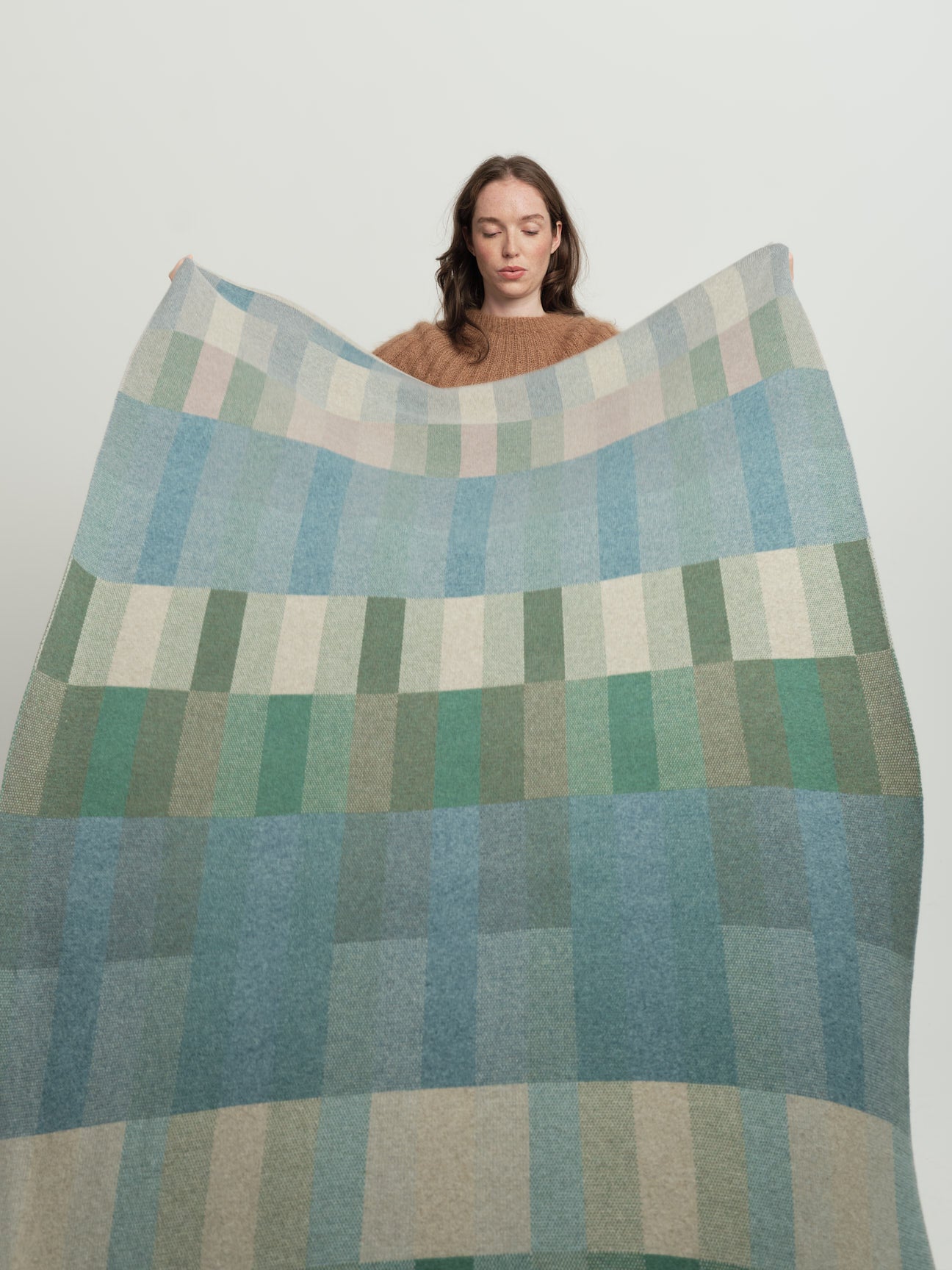Blanket "Acre" - North Sea, Willow, Moss (pre-order)