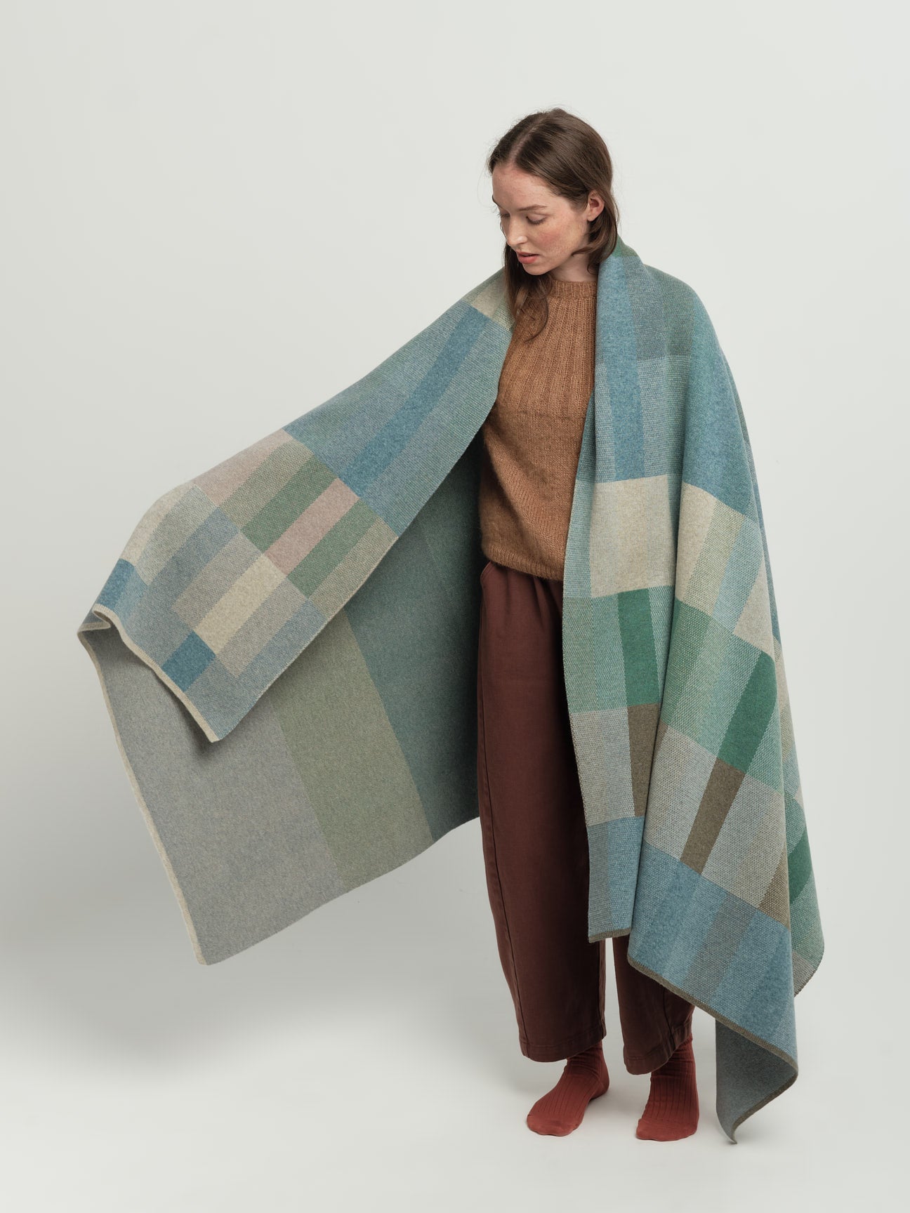 Blanket "Acre" - North Sea, Willow, Moss (pre-order)