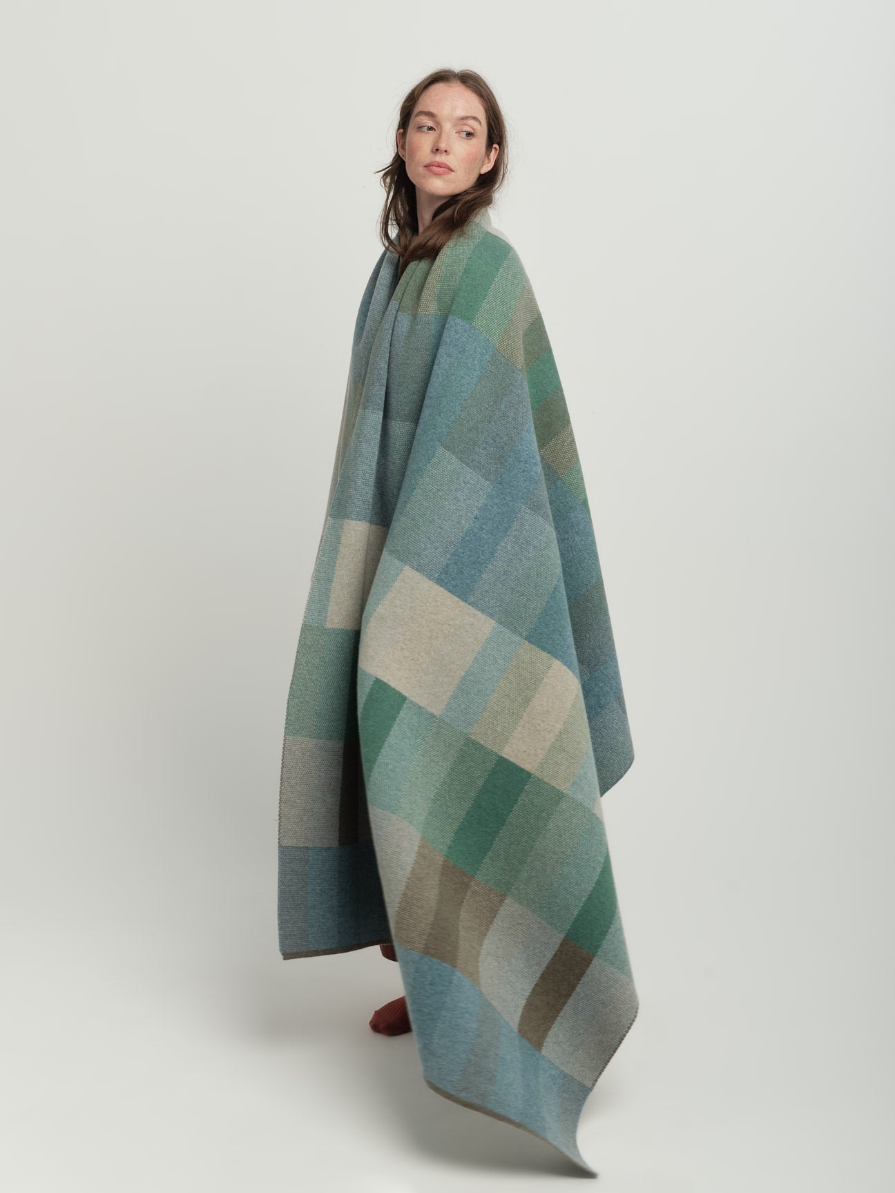 Blanket "Acre" - North Sea, Willow, Moss (pre-order)