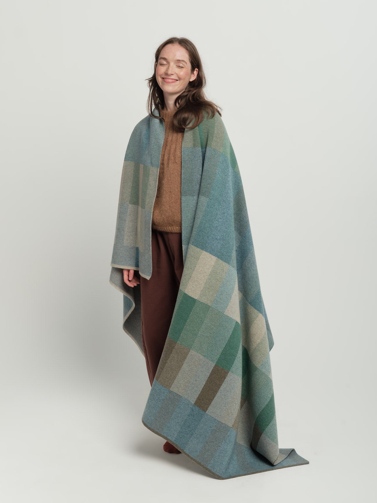 Blanket "Acre" - North Sea, Willow, Moss (pre-order)