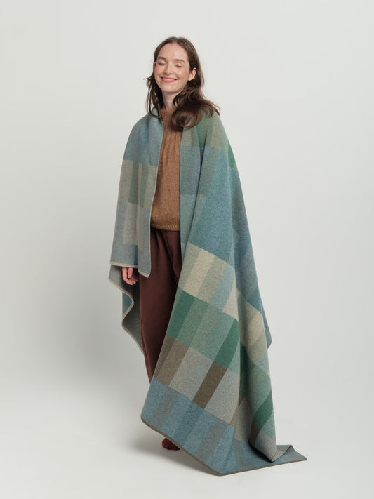 Blanket "Acre" - North Sea, Willow, Moss (pre-order)