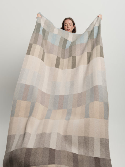 Blanket "Acre" - Haar, Dove, Moss (pre-order)