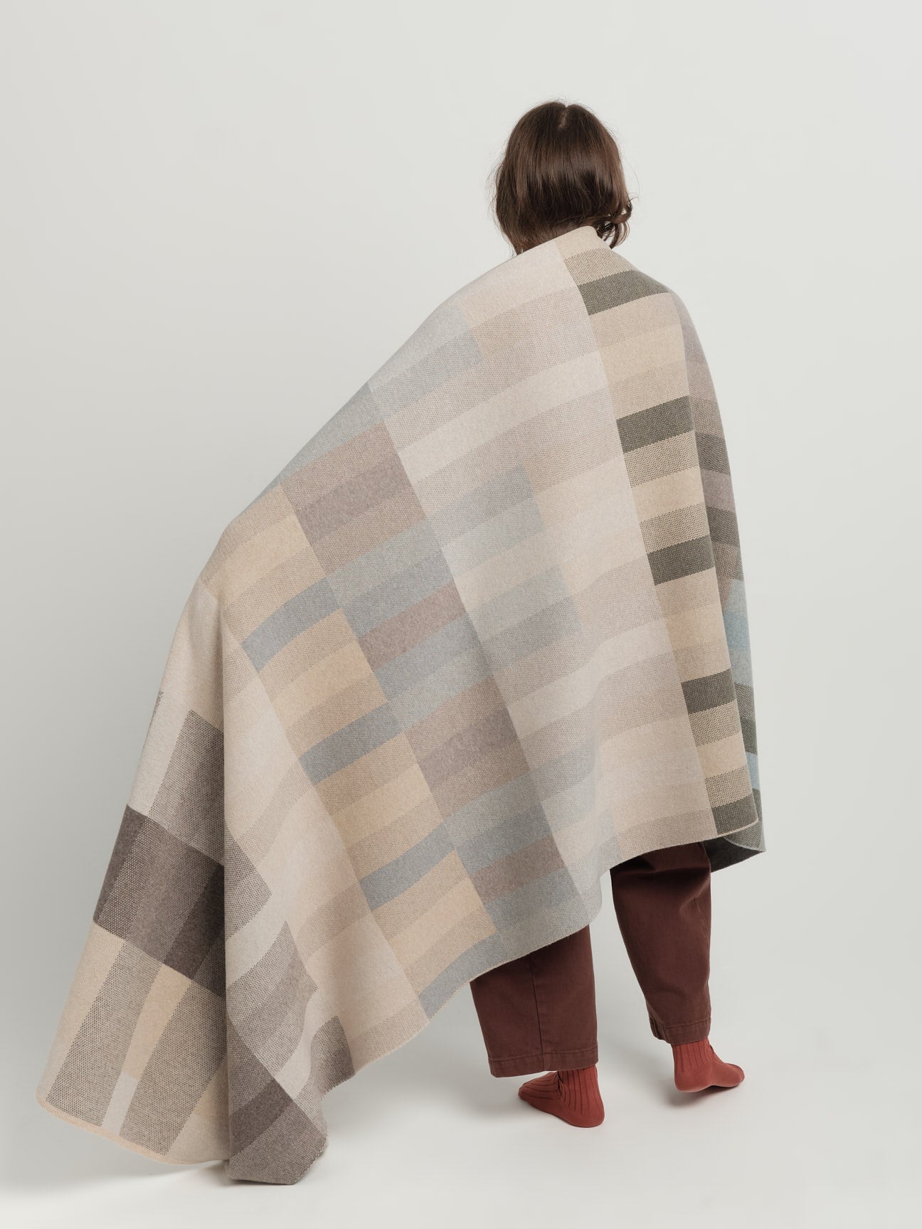 Blanket "Acre" - Haar, Dove, Moss (pre-order)