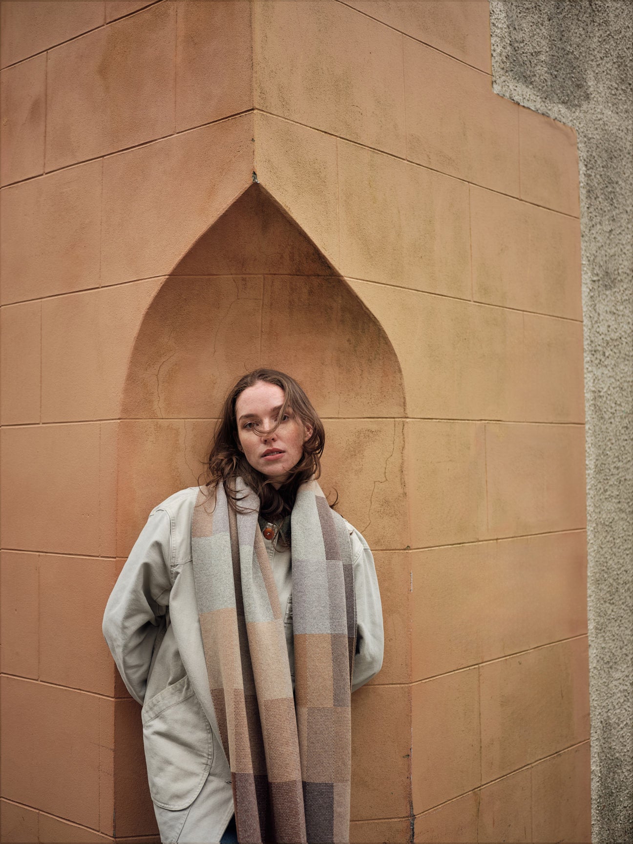 Scarf "Acre" - Barley, Hazelnut, Birch