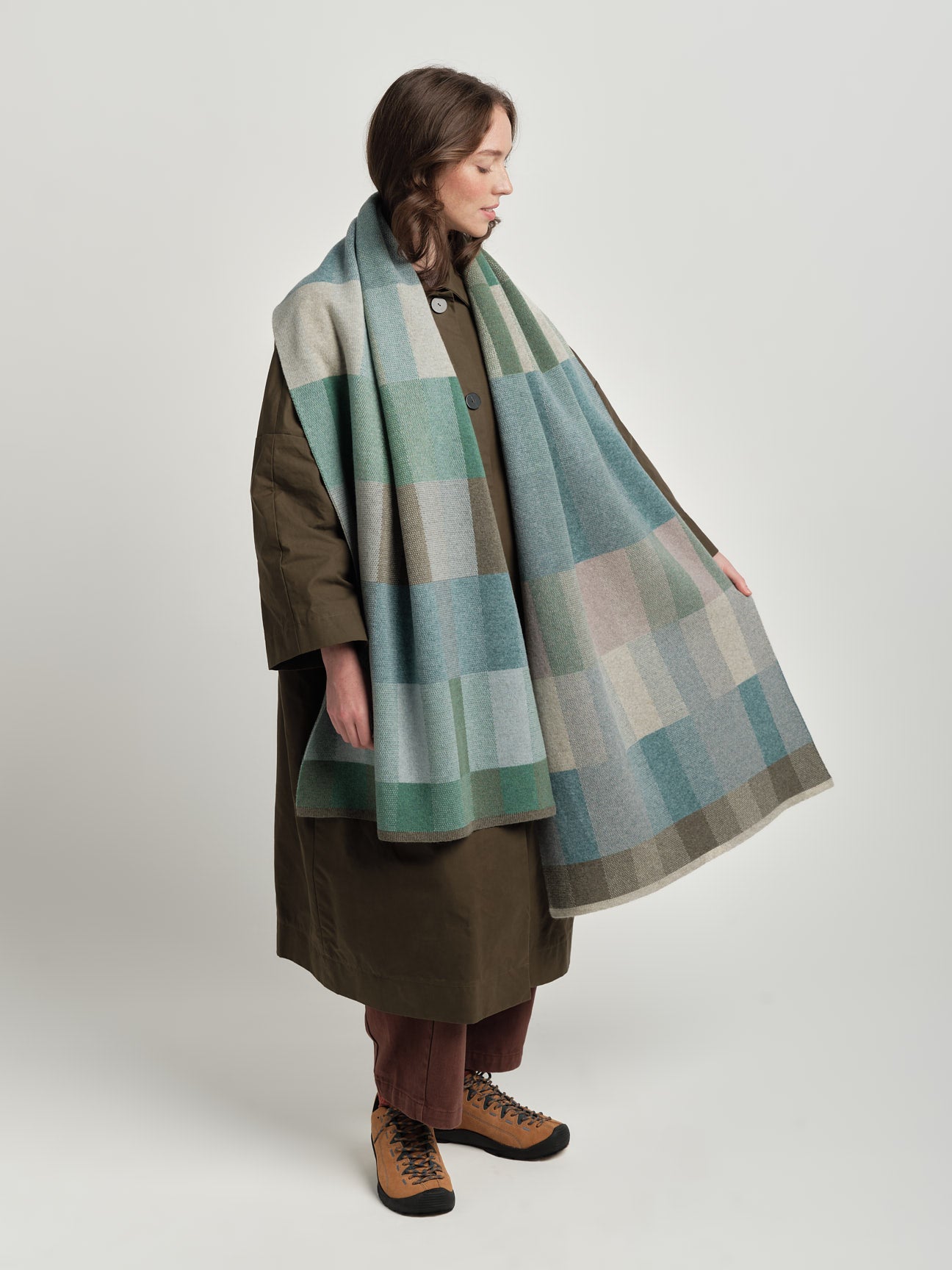 Scarf "Acre" - North Sea, Willow, Moss