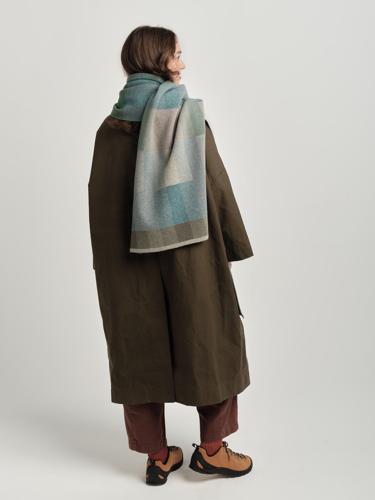 Scarf "Acre" - North Sea, Willow, Moss