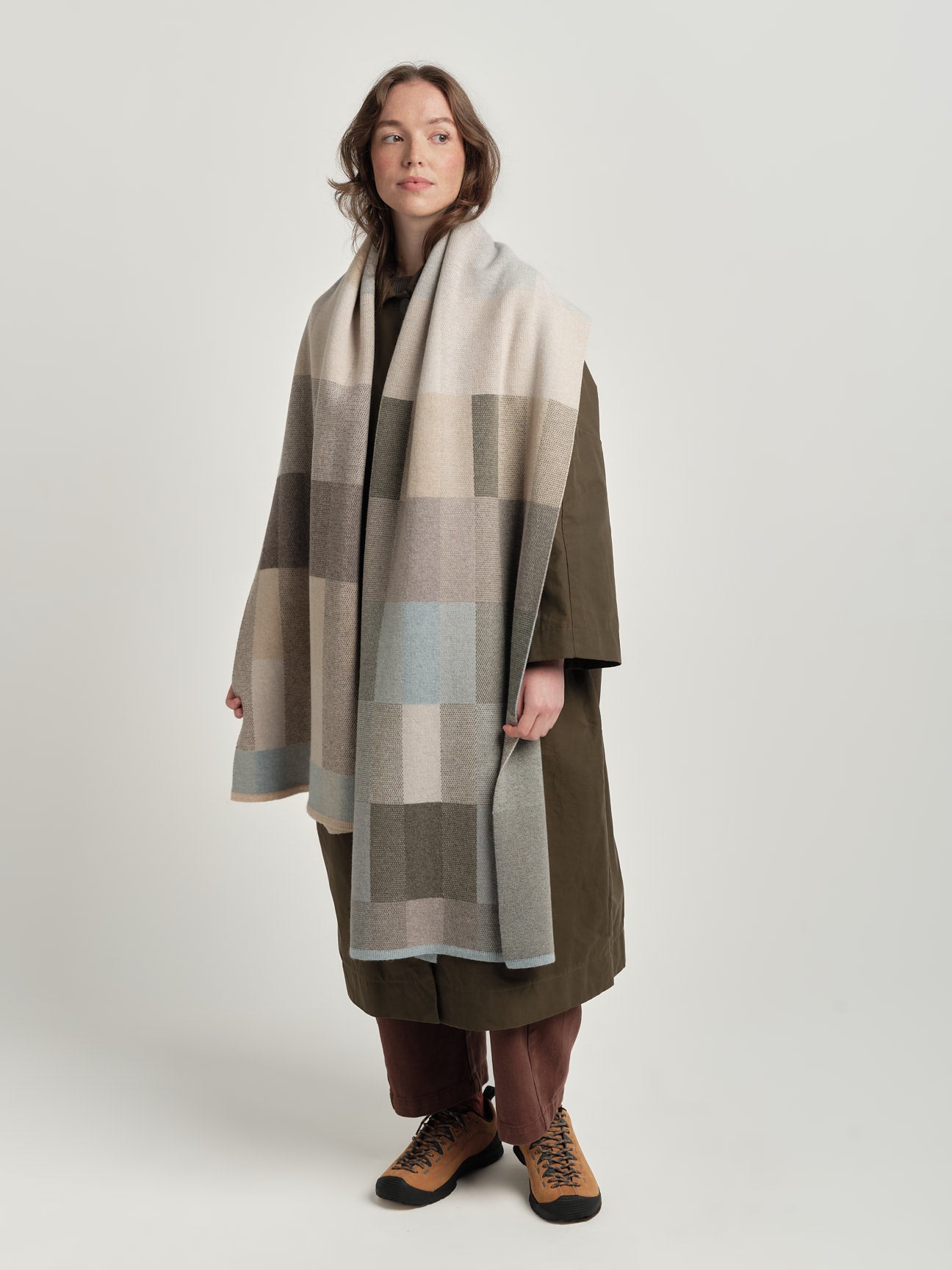 Scarf "Acre" - Haar, Dove, Moss