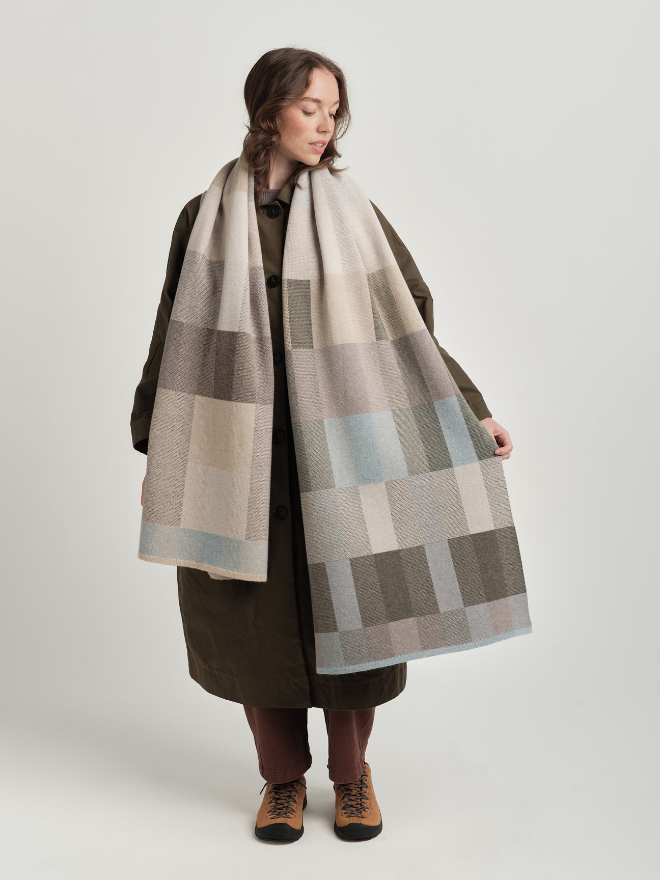 Scarf "Acre" - Haar, Dove, Moss