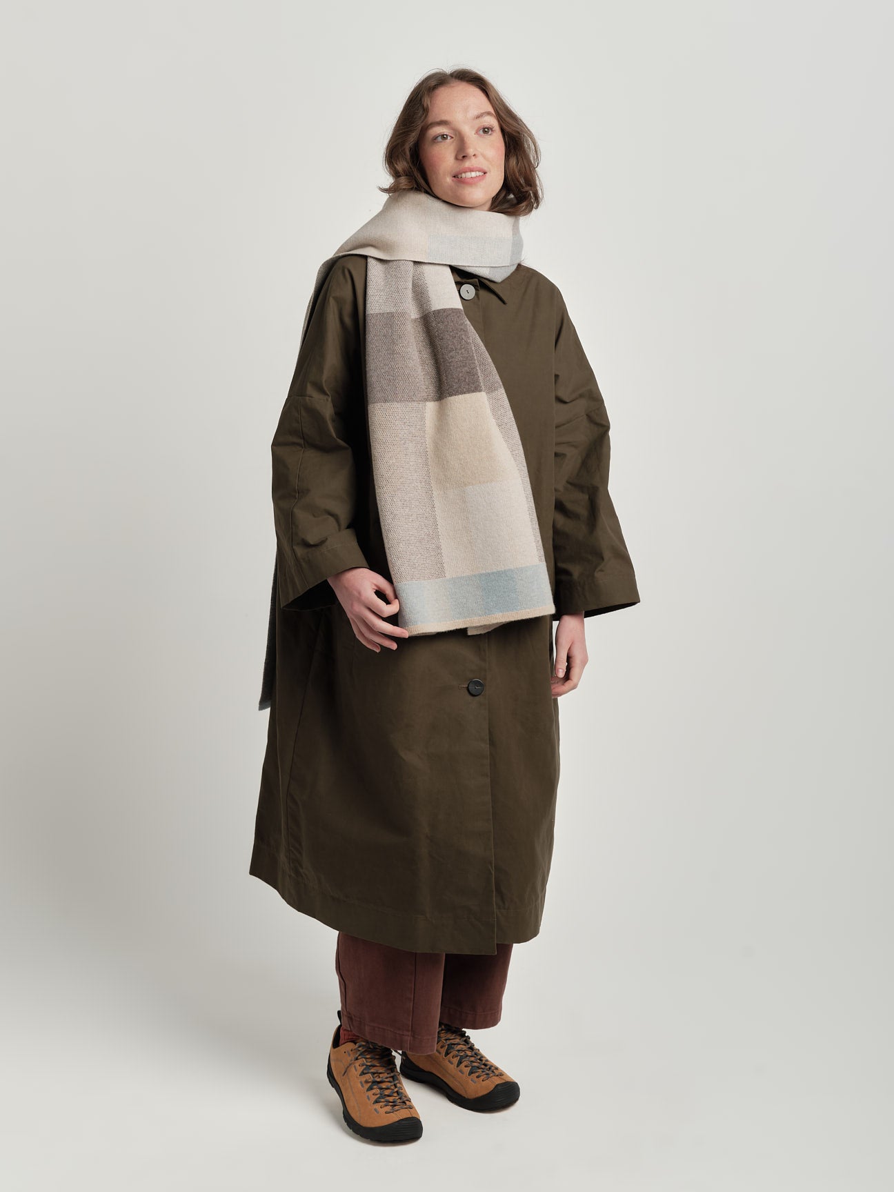 Scarf "Acre" - Haar, Dove, Moss