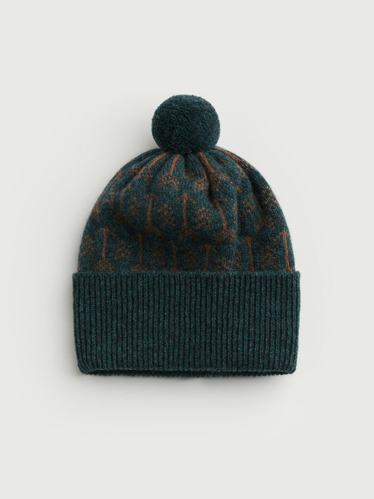 Pom Hat "Arrow" - Ink & Hazelnut