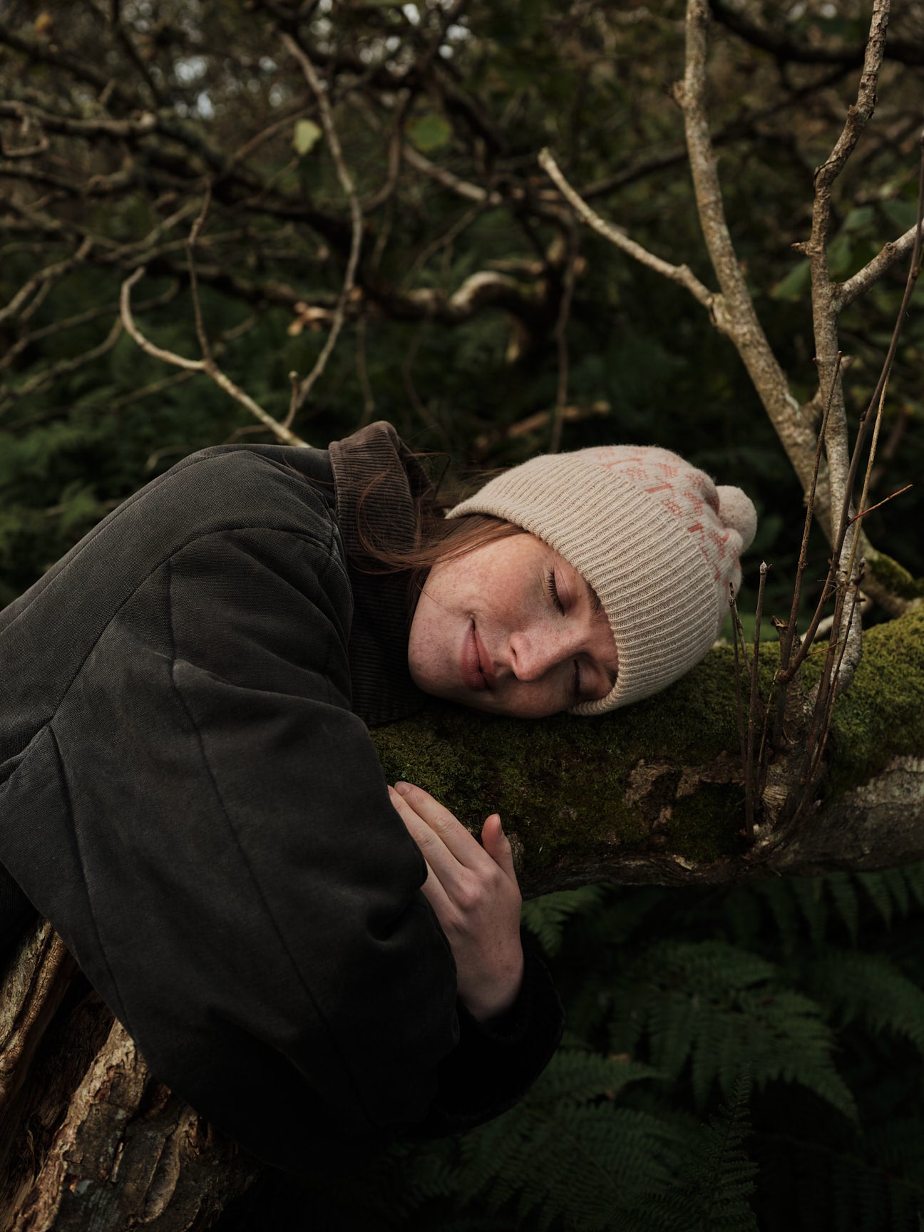 Pom Hat "Arrow" - Oat & Rosehip