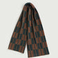 Scarf "Garden" - Hazelnut & Ink