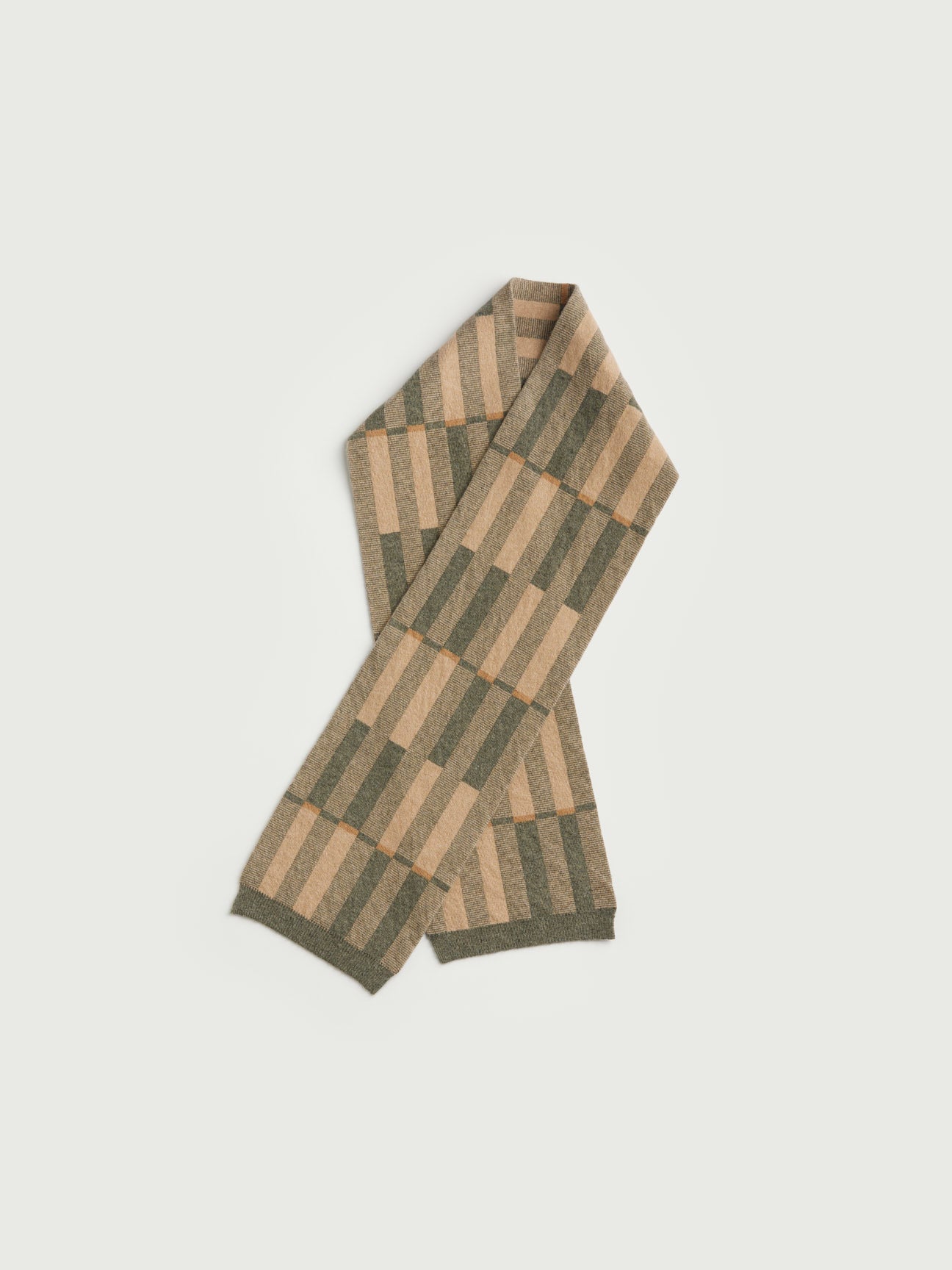 Small Scarf "Garden" - Barley & Moss