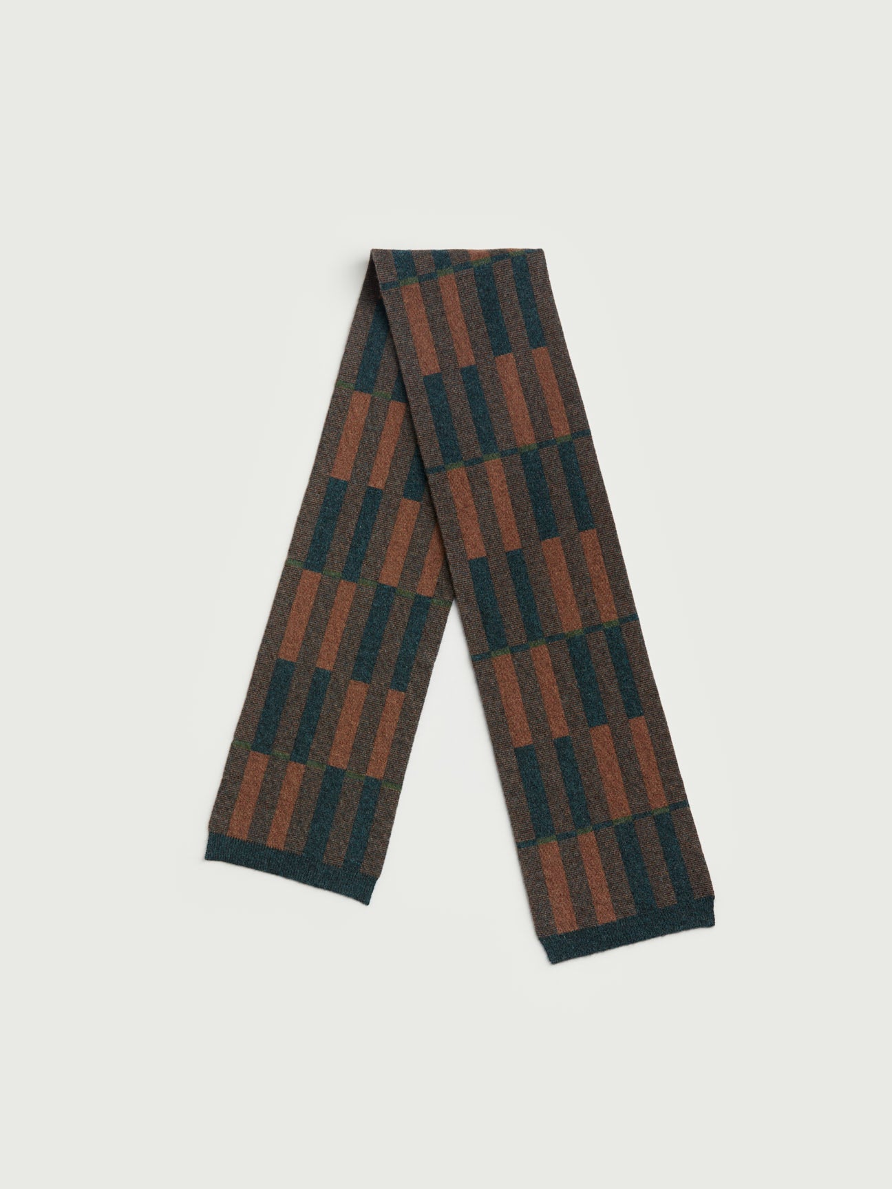 Small Scarf "Garden" - Hazelnut & Ink Pre Order