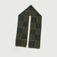 Small Scarf "Garden" - Olive & Ink (pre-order)