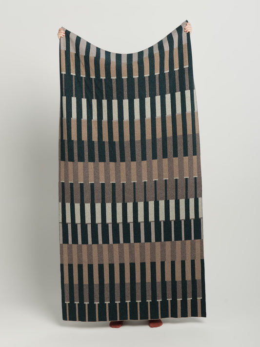 Blanket "Harbour" - Ink, Hare, Wren