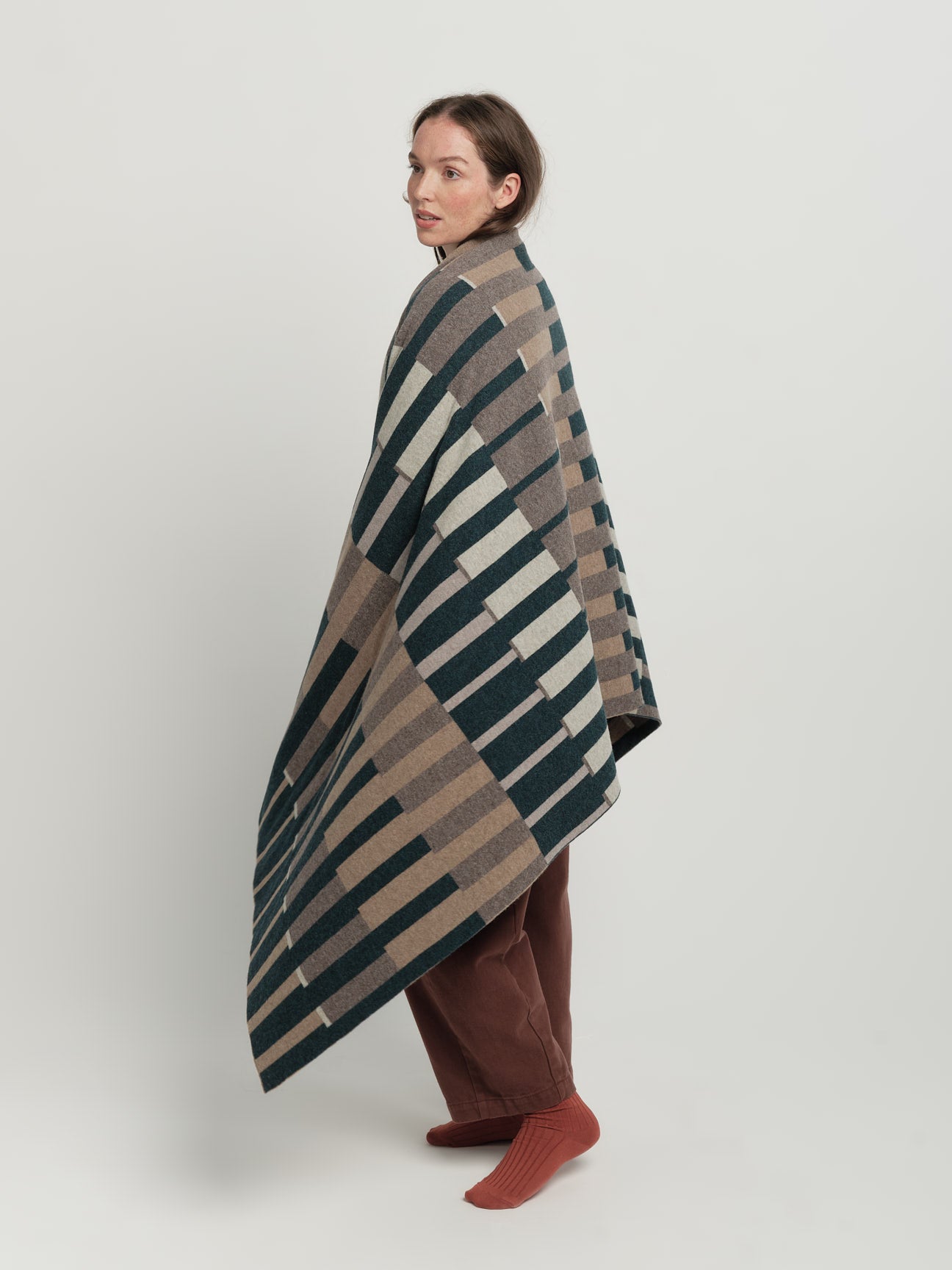 Blanket "Harbour" - Ink, Hare, Wren