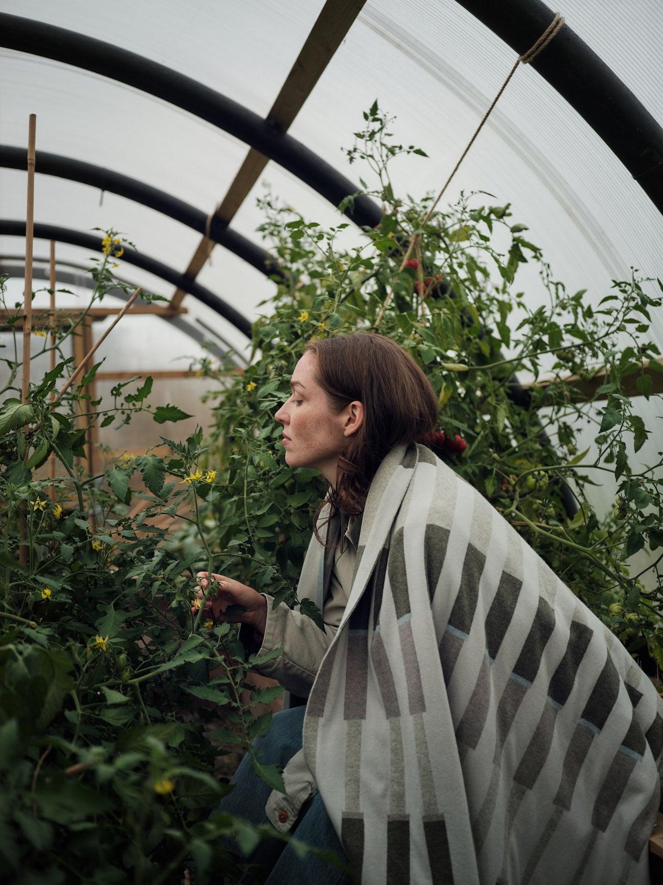 Blanket "Harbour" - Paper, Moss, Haar