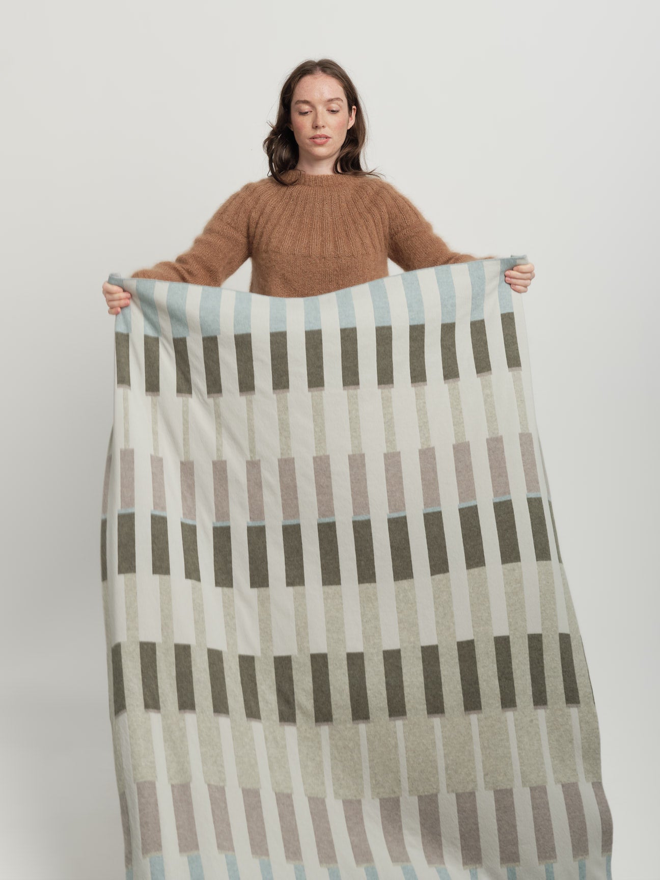 Blanket "Harbour" - Paper, Moss, Haar