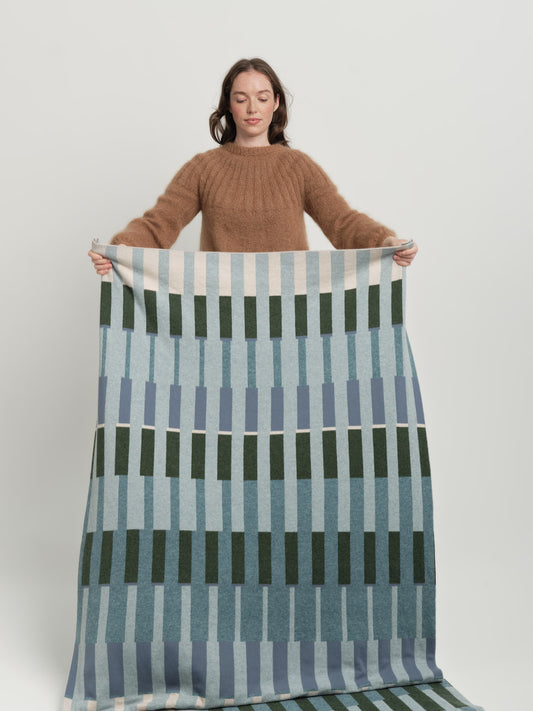 Blanket "Harbour" - Haar, North Sea, Pine