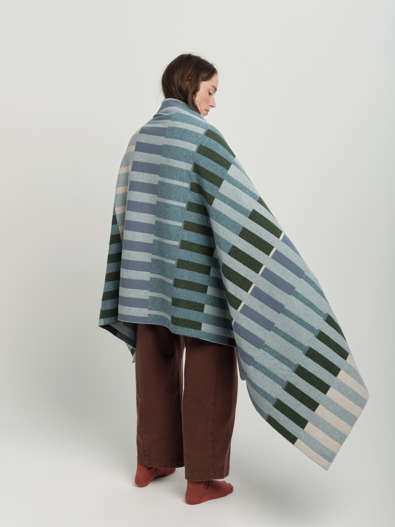 Blanket "Harbour" - Haar, North Sea, Pine