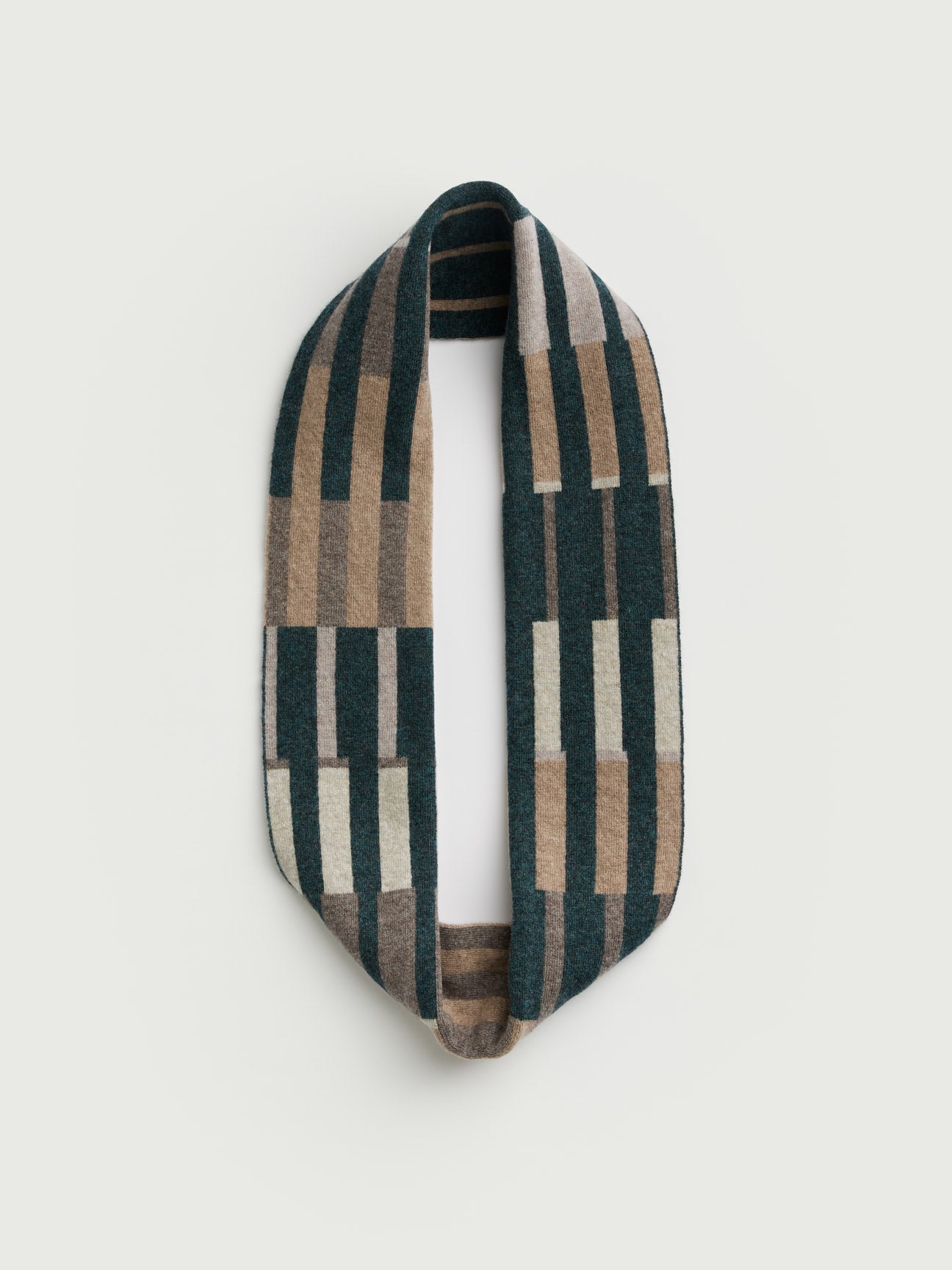 Circle Scarf "Harbour" - Ink, Hare, Wren