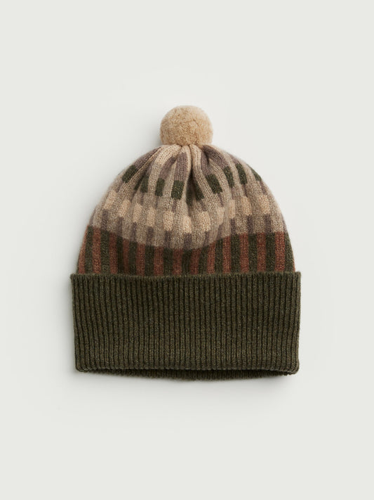 Pom Hat "Harbour" - Nettle, Wren, Hazelnut