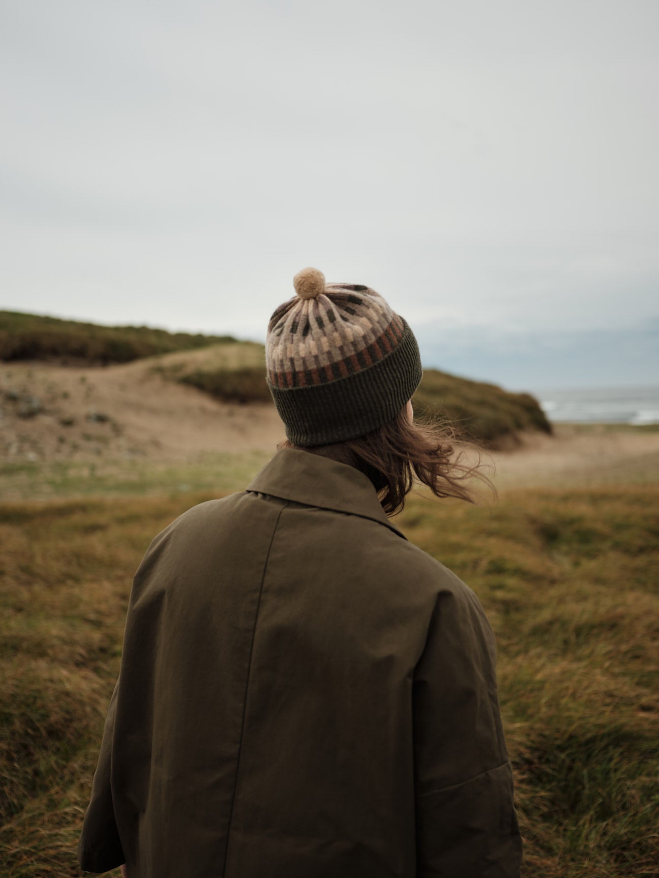 Pom Hat "Harbour" - Nettle, Wren, Hazelnut