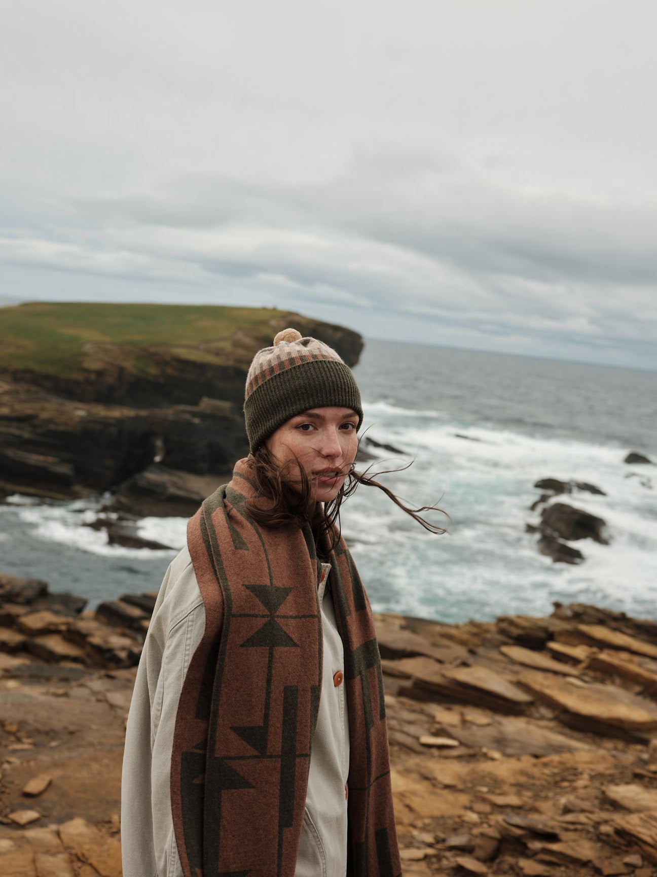 Pom Hat "Harbour" - Nettle, Wren, Hazelnut