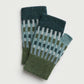 Fingerless Mitten "Harbour" - Pine, North Sea, Haar