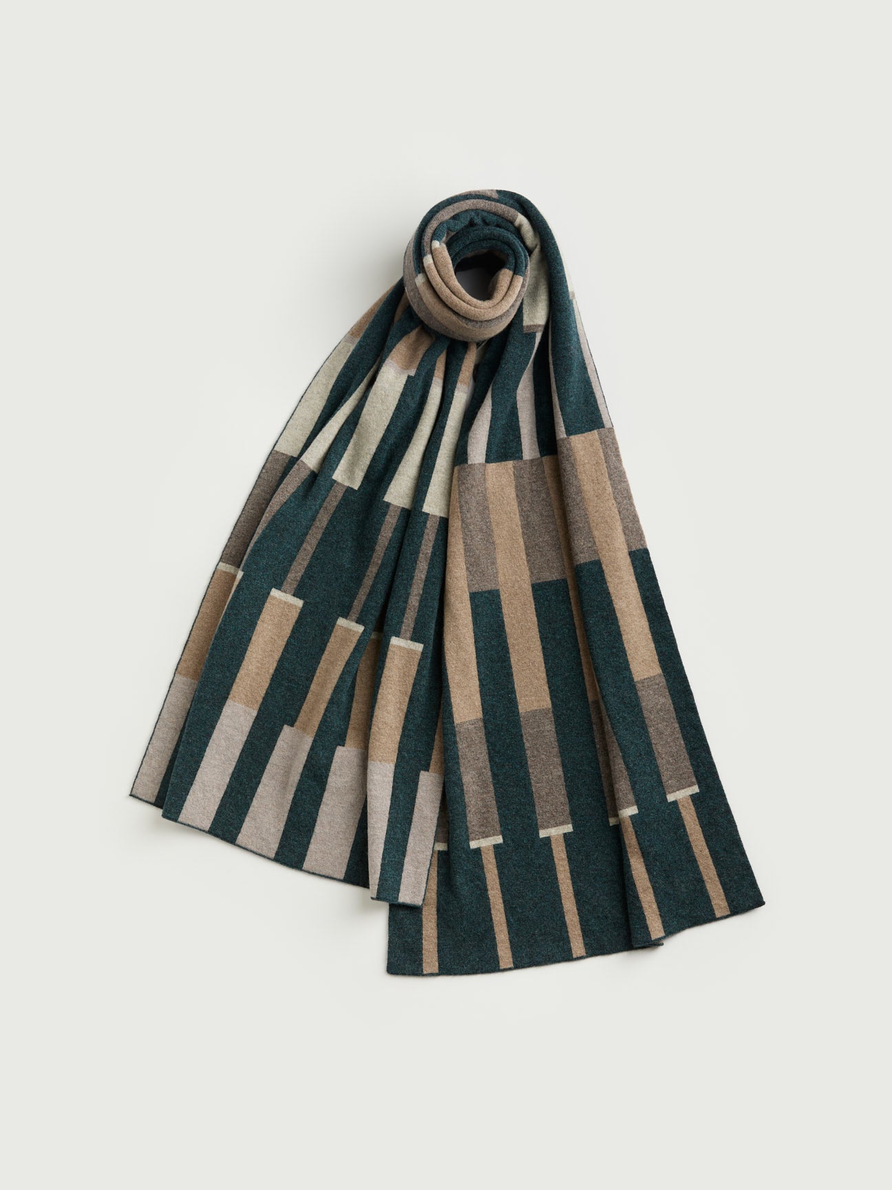 Scarf "Harbour" - Ink, Hare, Wren