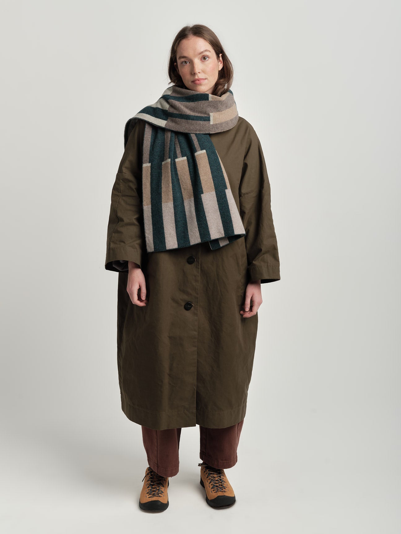 Scarf "Harbour" - Ink, Hare, Wren