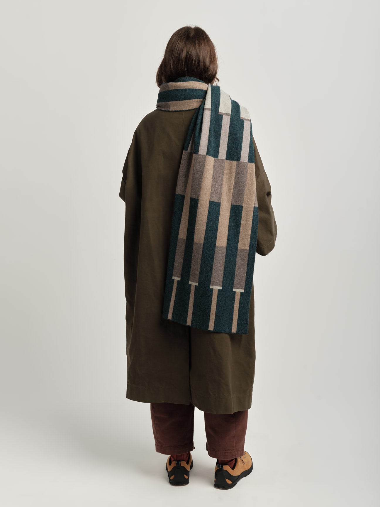 Scarf "Harbour" - Ink, Hare, Wren