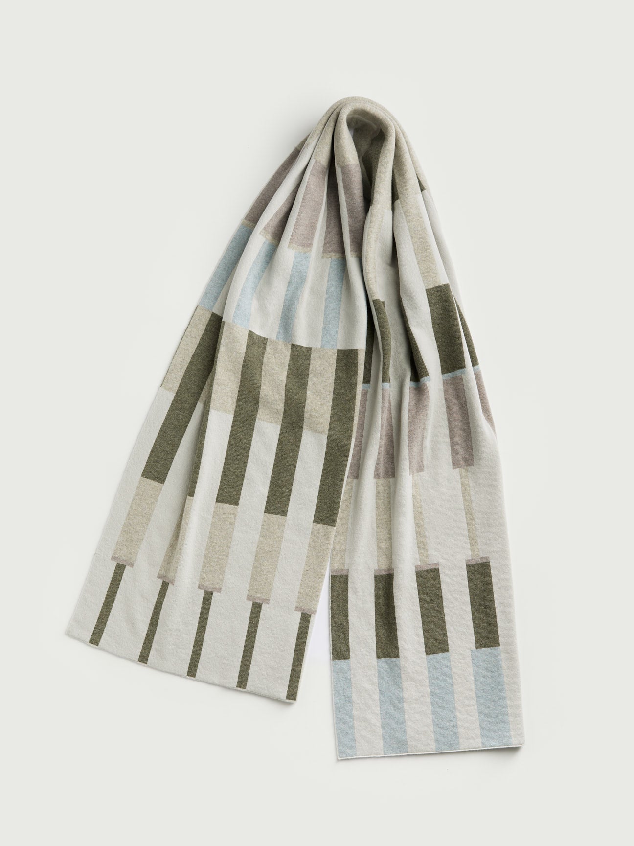 Scarf "Harbour" - Paper, Moss, Haar